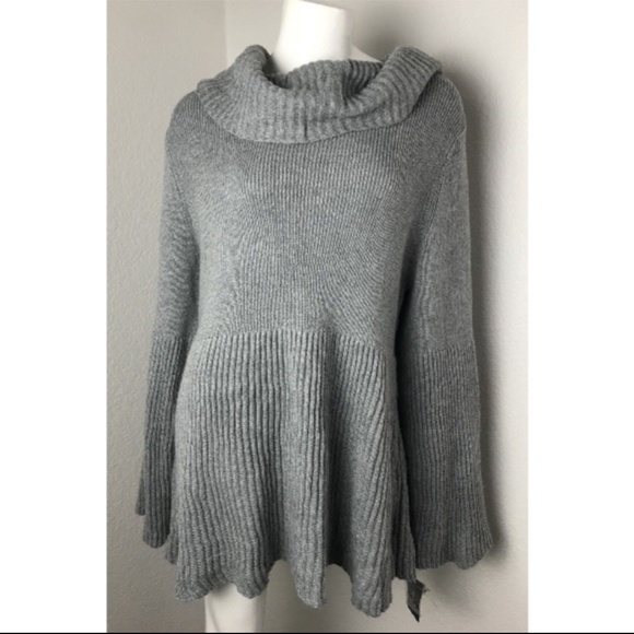 Style&co. Sweaters Styleco Ribbed Cowl Neck Sweater Bold Heather Xl